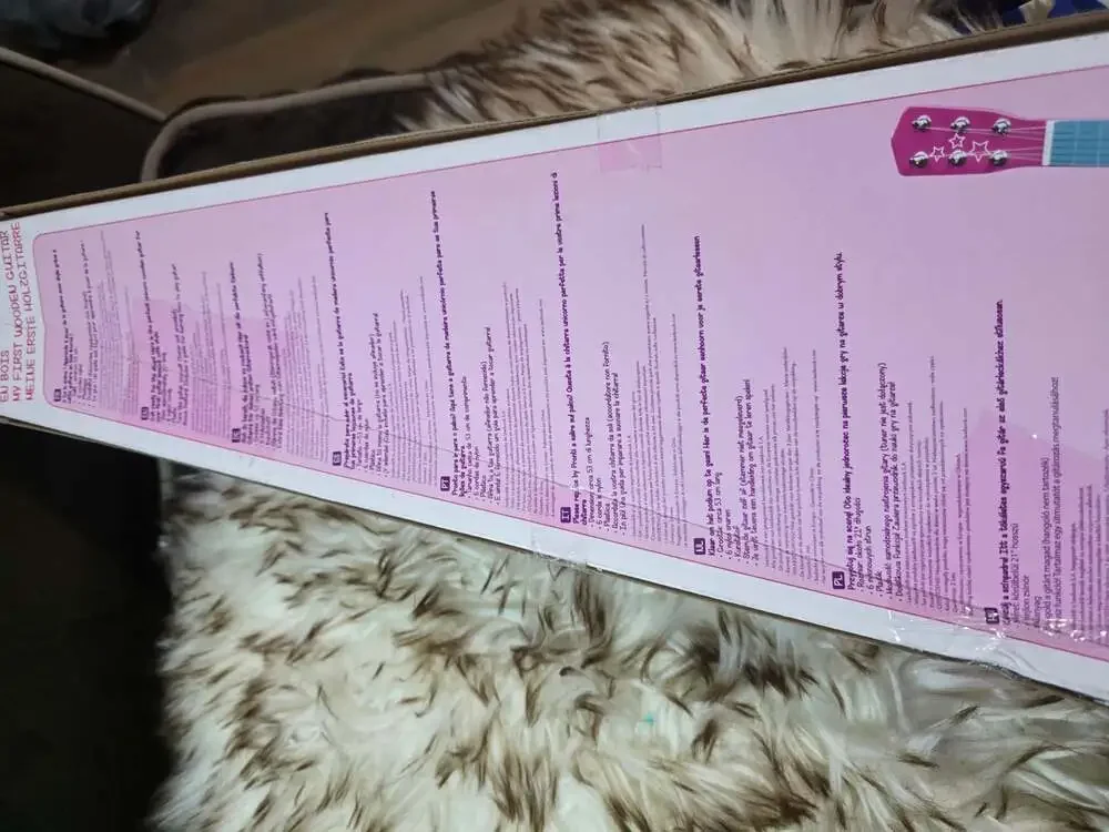 Lexibook My First Wooden Guitar Unicorn 21 Inches